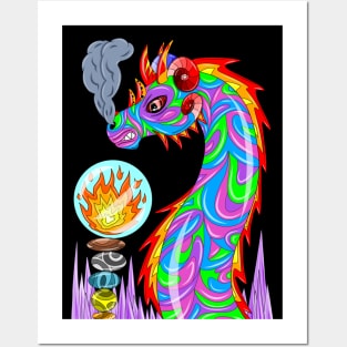 Mystical Dragon Posters and Art